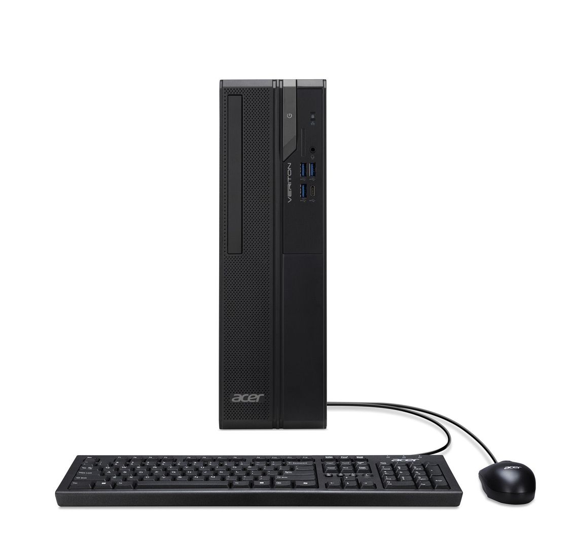 Acer Veriton VX2722G - i7-14700 CPU, 16GB, 512GB SSD, Black, Windows 11 Pro Compact Business Desktop - Image 1