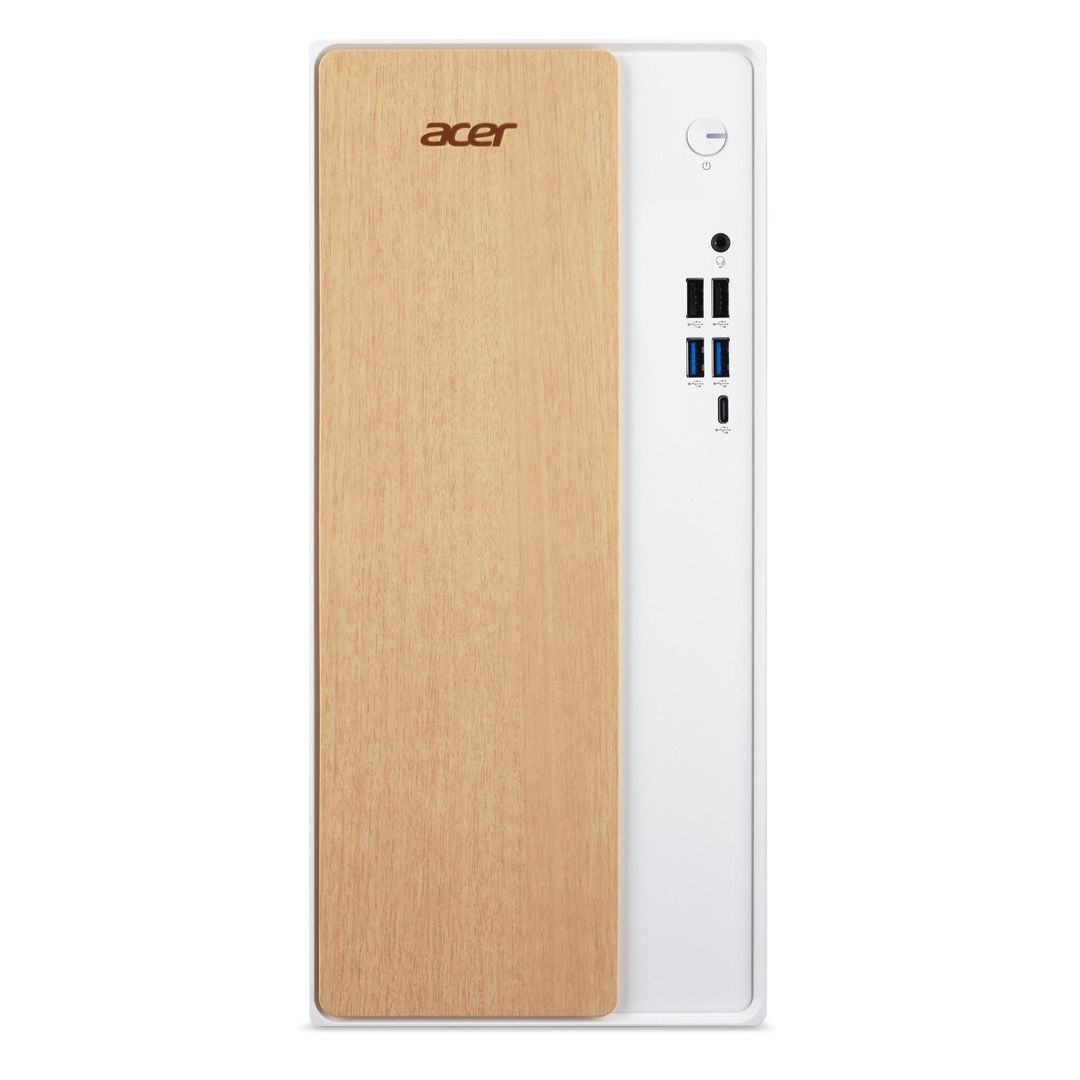 Acer Aspire TC-102 Tower Desktop - Intel Core 5-210H, 8GB, 512GB SSD, Integrated Intel Graphics, N/A, Windows 11, White - Image 1