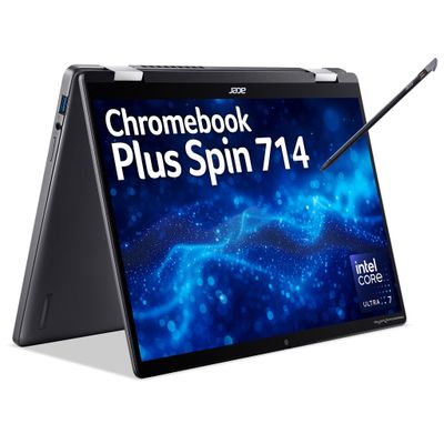 Acer Chromebook Enterprise Spin 714 Plus Spin 714 CPE794-1N - Intel Core Ultra 5 CPU, 16GB, 512GB SSD, ChromeOS, 14" WUXGA (1920x1200), Touchscreen, Convertible 2-in-1