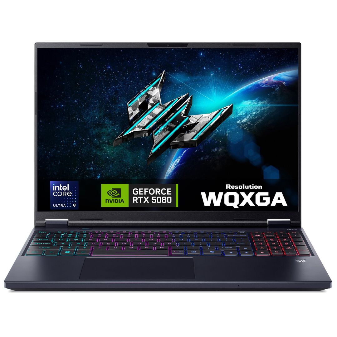 Acer Predator Helios Neo 16 AI (PHN16-I71) gaming laptop - Intel Core Ultra 9 290HX Plus, NVIDIA RTX 5080, 16" 240Hz WQXGA (2560x1600), 32GB DDR5, 1TB SSD - Image 1