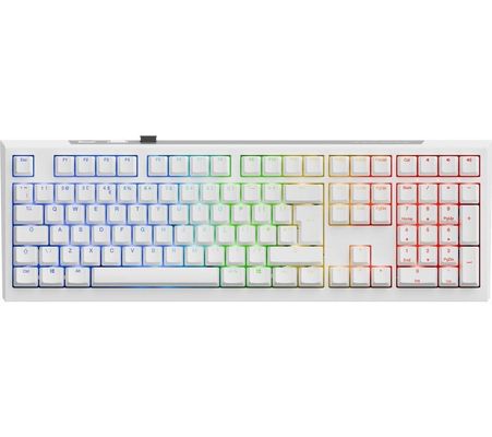 DUCKY One X Wireless Mechanical Gaming Keyboard - White, White