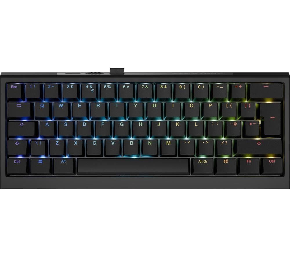 DUCKY One X Mini Wireless Mechanical Gaming Keyboard - Black, Black - Image 1