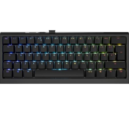 DUCKY One X Mini Wireless Mechanical Gaming Keyboard - Black, Black