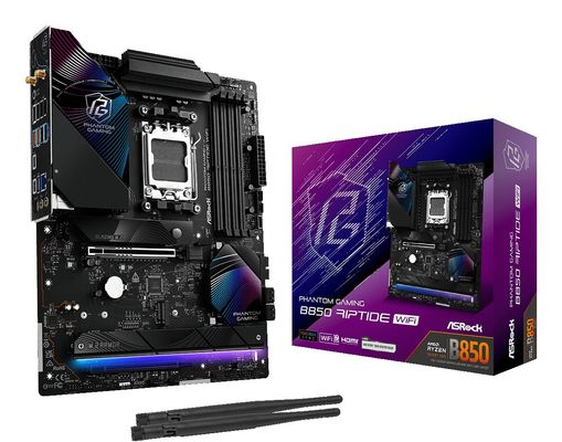 Asrock Phantom Gaming B850 Riptide WiFi AMD B850 Socket AM5 ATX