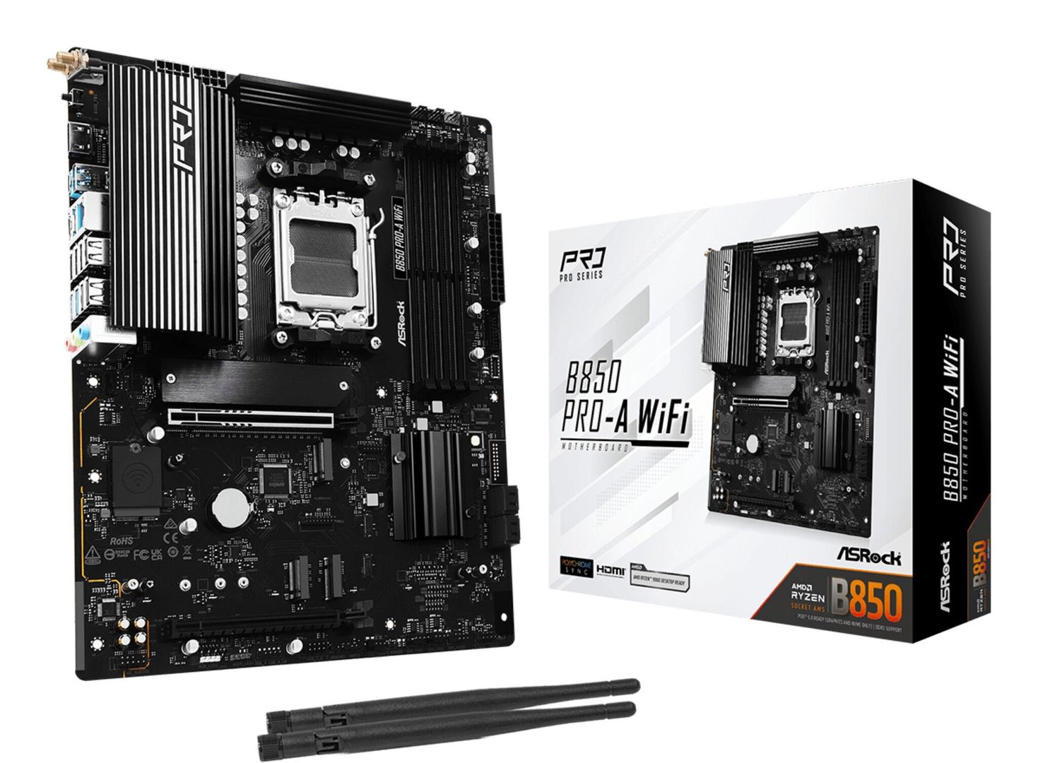 Asrock B850 Pro-A WiFi AMD B850 Socket AM5 ATX - Image 1