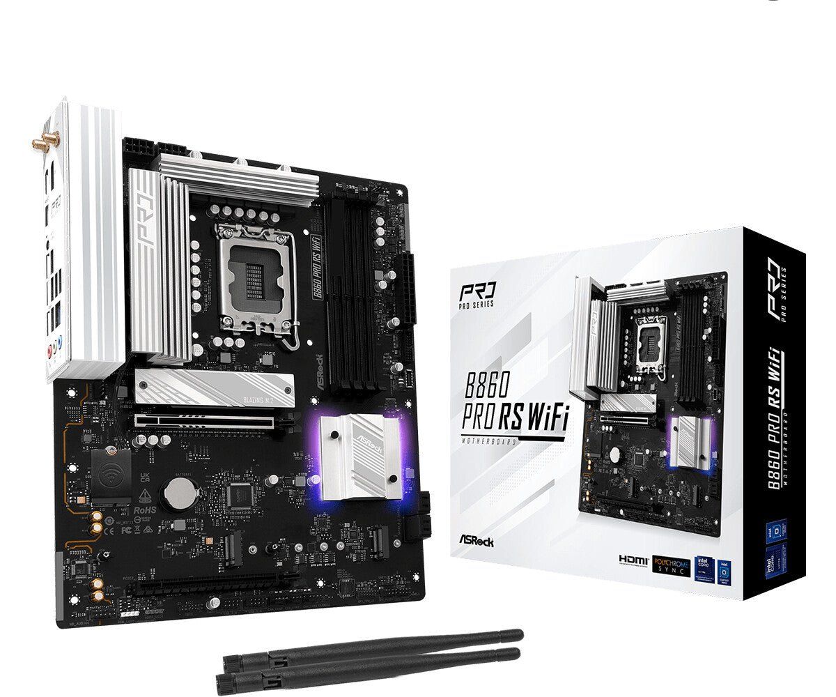Asrock B860 Pro RS WiFi Intel B860 LGA 1851 (Socket V1) ATX - Image 1