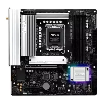 Asrock B860M Pro RS WiFi Motherboard, Intel B860 LGA 1851 (Socket V1), Micro ATX - Thumbnail 2