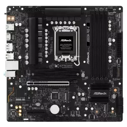 Asrock B860M Pro-A Intel B860 LGA 1851 (Socket V1) micro ATX - Image 1