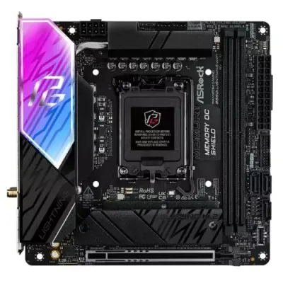 Asrock B860I Lightning WiFi Intel B860 LGA 1851 (Socket V1) mini ITX - Thumbnail 2