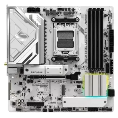 Asrock B850M Steel Legend WiFi AMD B850 Socket AM5 micro ATX - Thumbnail 2