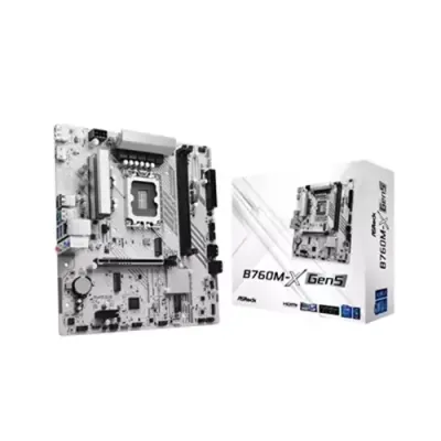 ASRock B760M-X Gen5 Intel 1700 Socket Motherboard Micro-ATX 2x DDR5 Slots 2x M.2 Socket 2.5GbE LAN 1x DisplayPort / 1x HDMI Port