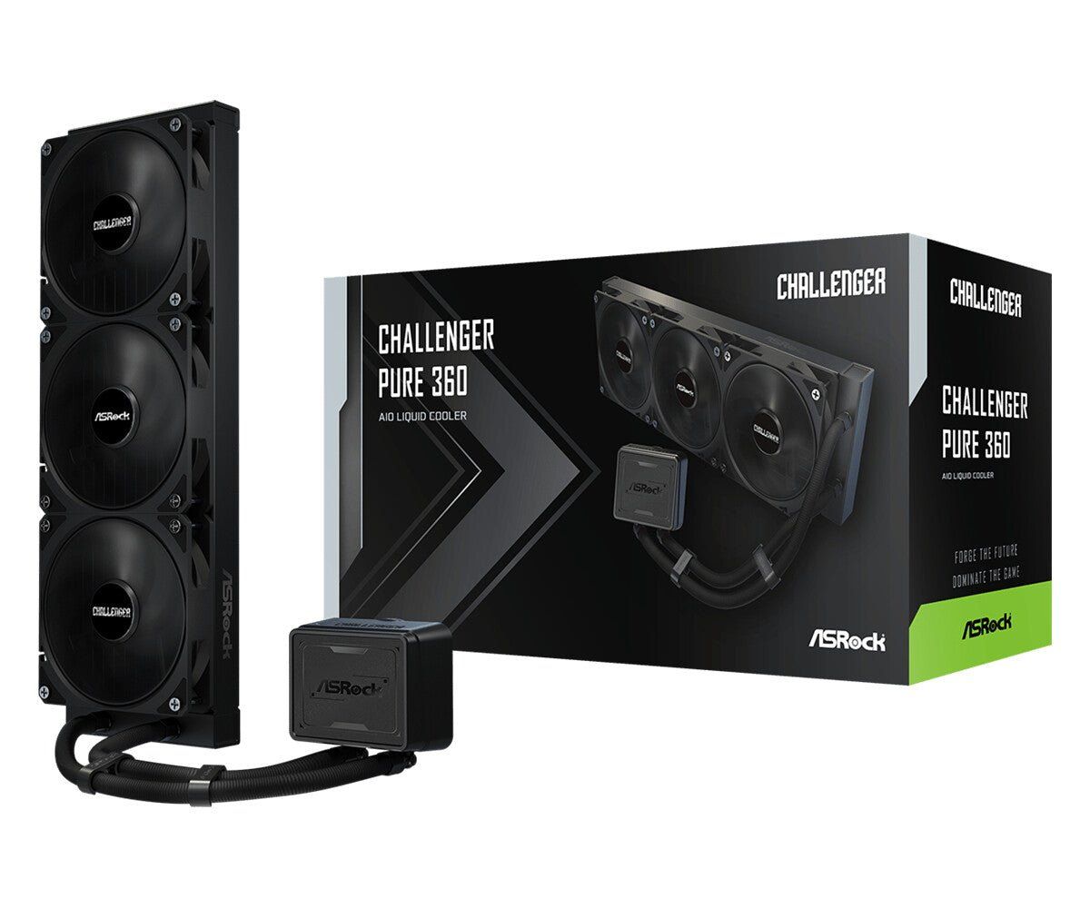 Asrock Challenger Pure 360 Processor Liquid cooling kit 12 cm Black - Image 1