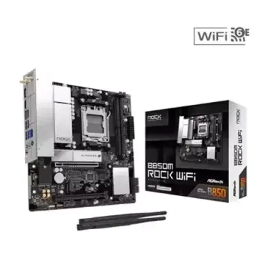 Asrock B850M Rock WiFi AMD B850 Socket AM5 micro ATX - Thumbnail 2
