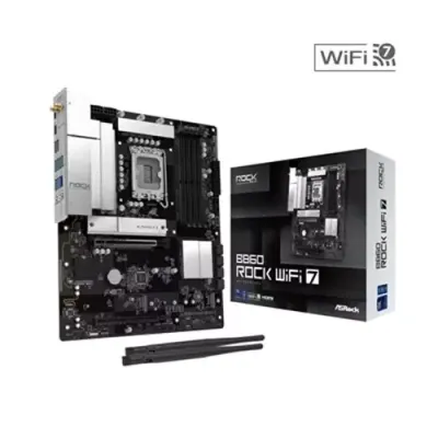 Asrock B860 Rock WiFi 7 Intel B860 LGA 1851 (Socket V1) ATX - Thumbnail 3