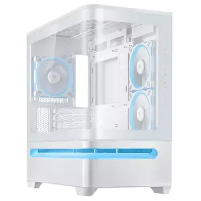 ASUS PRIME AP202 ARGB Midi Tower White - Thumbnail 2