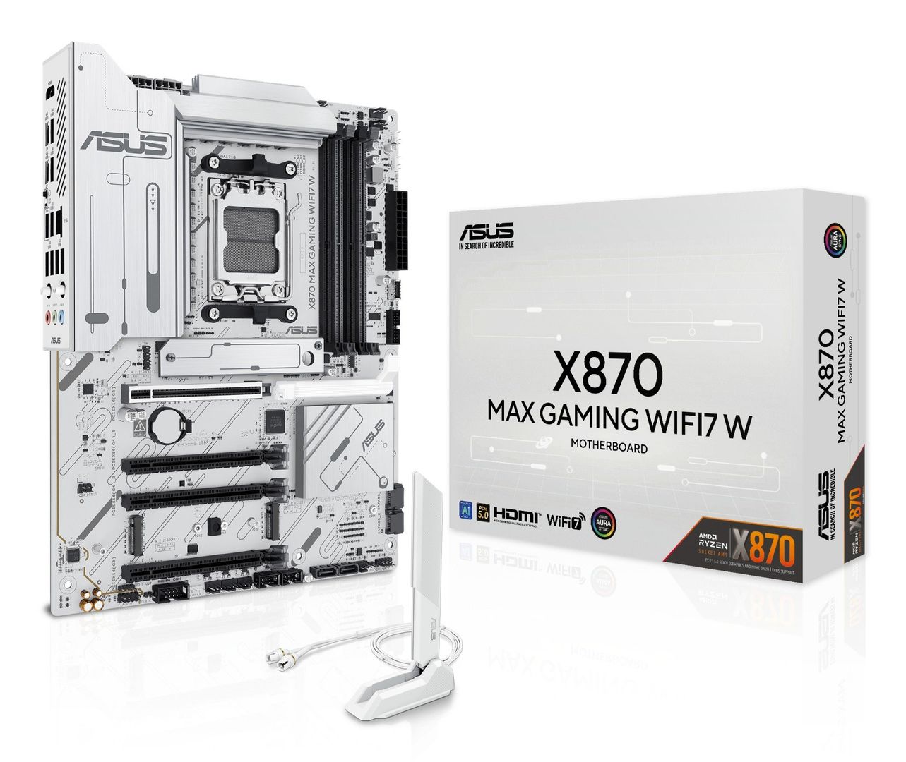 ASUS X870 MAX GAMING WIFI7 W AMD X870 Socket AM5 ATX - Image 1