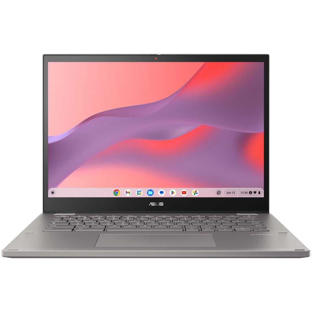 ASUS Chromebook CX34 Flip CB3401FBA-LZ0347 Intel® Core™ i7 i7-1255U 35.6 cm (14") Touchscreen WUXGA 8 GB LPDDR4x-SDRAM 256 GB SSD Wi-Fi 6E (802.11ax) ChromeOS Grey - Image 1