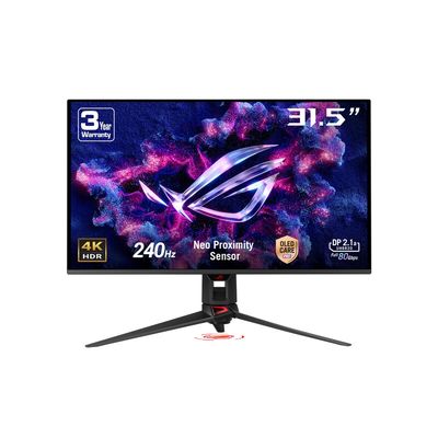 ASUS ROG Swift OLED PG32UCDMR computer monitor 80 cm (31.5") 3840 x 2160 pixels 4K Ultra HD QD-OLED Black - Thumbnail 2