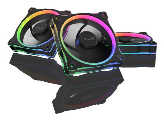 ASUS Prime MR120 Fan ARGB Black 3in1 Computer case 12 cm - Thumbnail 2