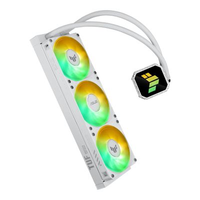 ASUS TUF Gaming LC III 360 ARGB White Edition Computer case All-in-one liquid cooler 12 cm - Thumbnail 2