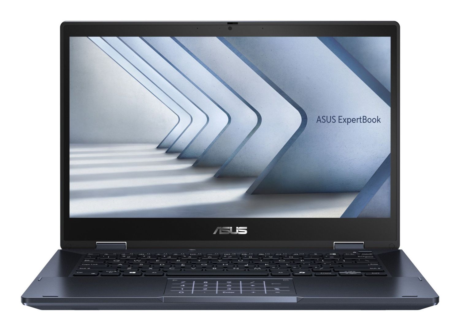 ASUS ExpertBook B3 Flip B3402FV-EC582XA Intel Core 5 120U Hybrid (2-in-1) 35.6 cm (14") Touchscreen Full HD 8 GB DDR4-SDRAM 256 GB SSD Wi-Fi 6E (802.11ax) Windows 11 Pro Education Black - Image 1