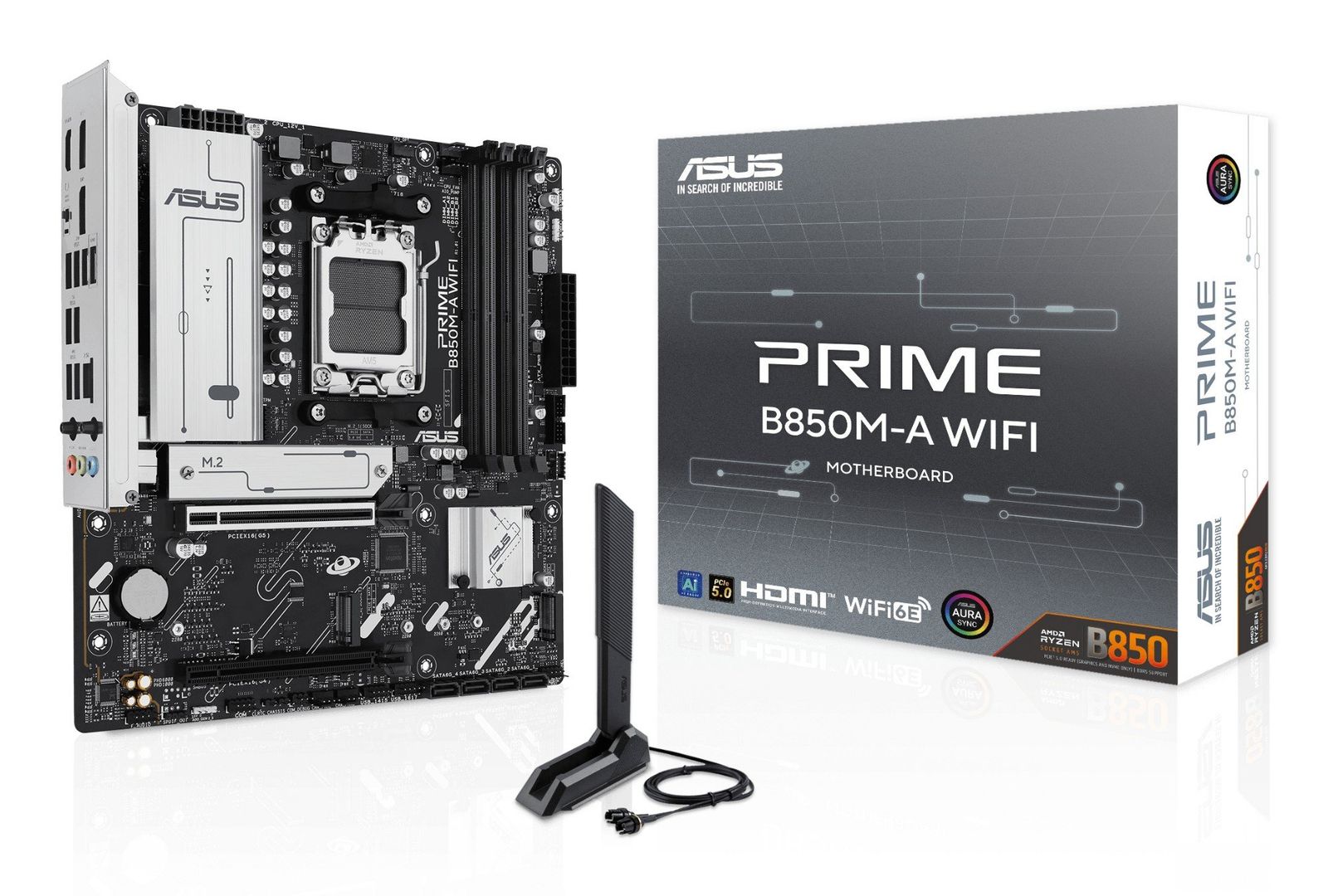 ASUS PRIME B850M-A WIFI AMD B850 Socket AM5 micro ATX - Image 1