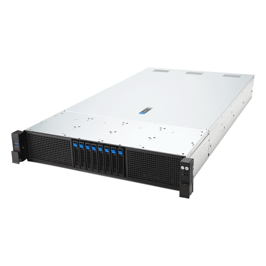 ASUS RS720-E12-RS8G Rack (2U) Black, Silver - Image 1