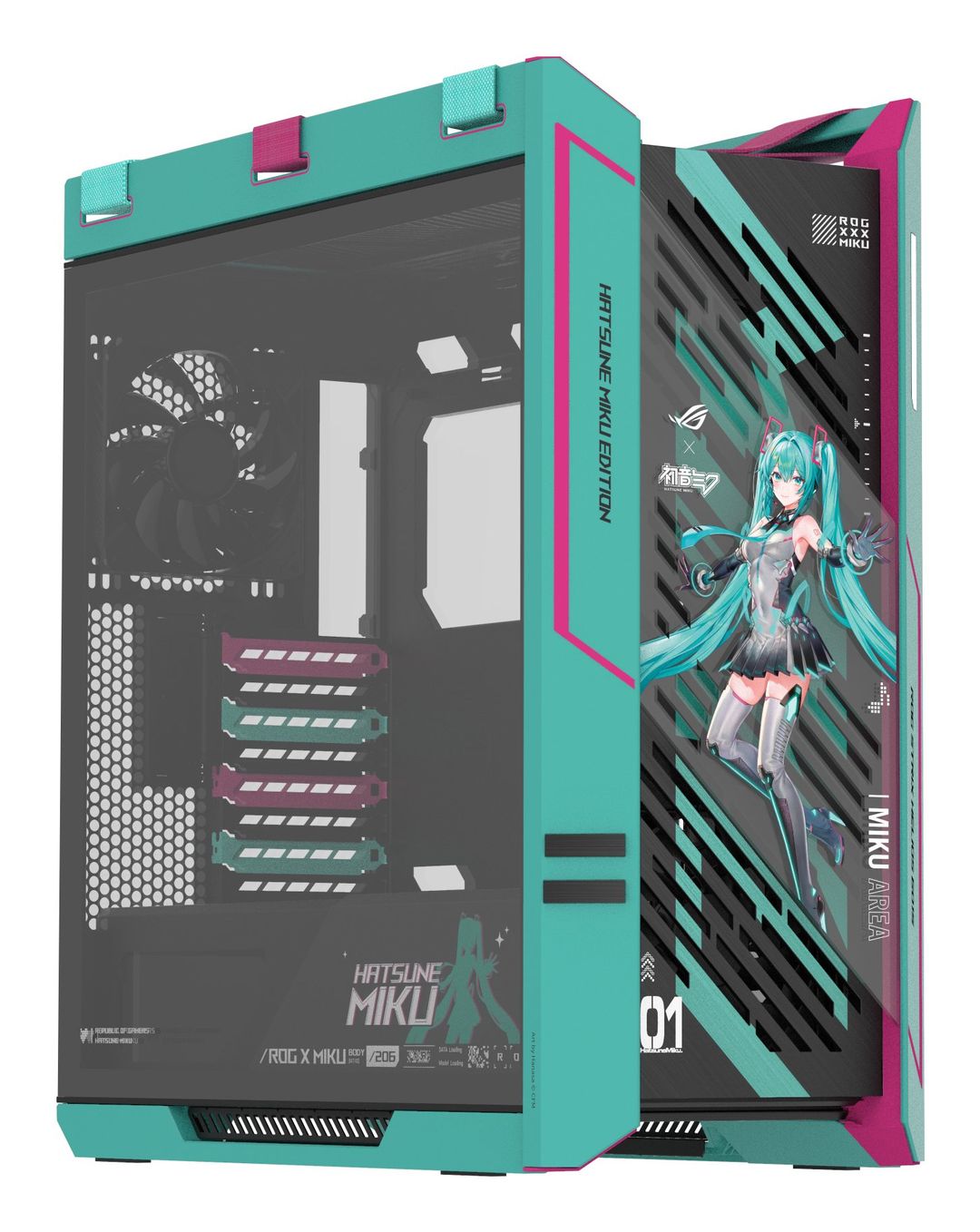 ASUS ROG Strix Helios II Hatsune Miku Edition Midi Tower Multicolour - Image 1