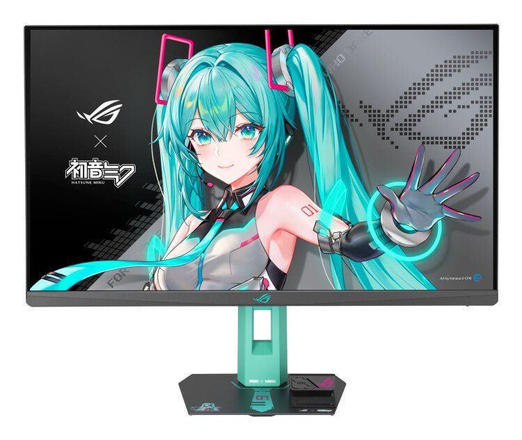 ASUS ROG Strix XG27ACMEG-G Hatsune Miku Edition 27" WQHD 260Hz Gaming Monitor - Image 1