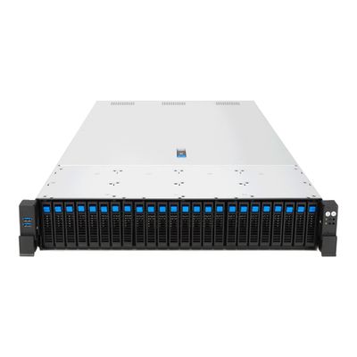 ASUS RS720-E12-RS24G Rack (2U) Black, Silver