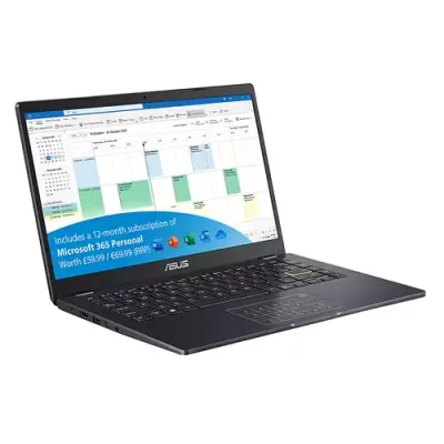 ASUS Vivobook Go 14 Intel® Celeron® N N4500 14" Full HD Laptop, 4GB RAM, 128GB Storage, Windows 11 Home - Black, Blue (E410KA-EB996WS) - Thumbnail 2