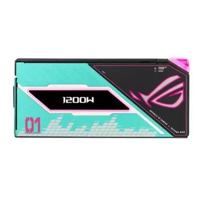ASUS ROG -THOR-1200P3-MIKU power supply unit 1200 W 20+4 pin ATX ATX Multicolour - Thumbnail 2