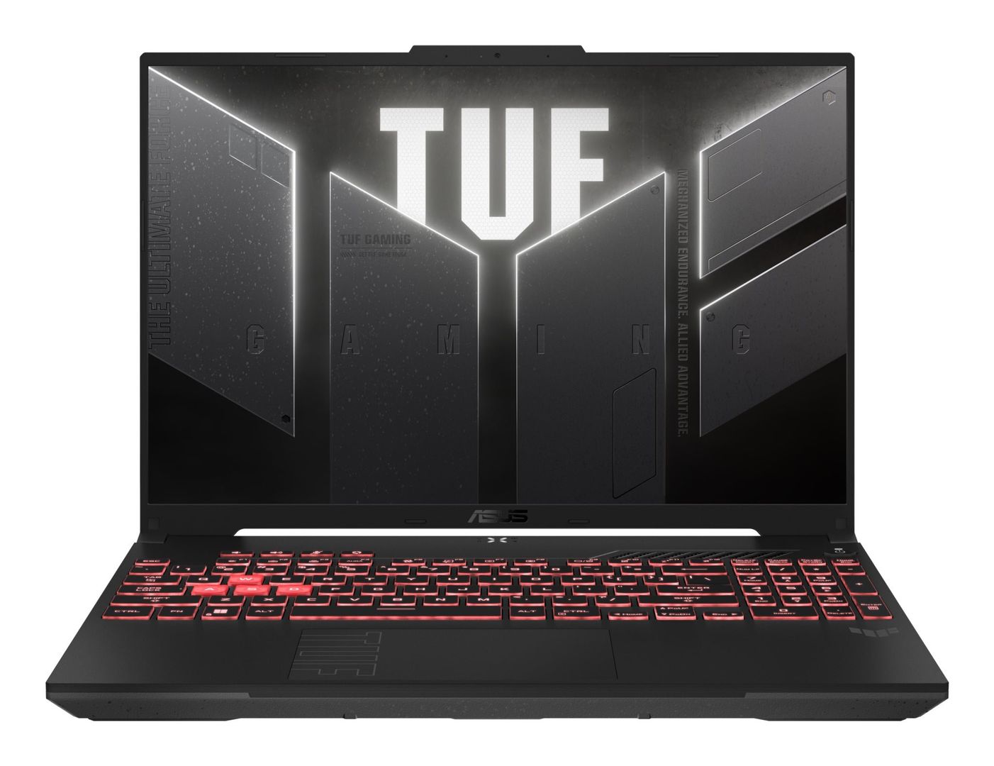 ASUS TUF Gaming A16 FA607NUG-RL116W AMD Ryzen™ 7 7445HS Laptop 40.6 cm (16") WUXGA 16 GB DDR5-SDRAM 512 GB SSD NVIDIA GeForce RTX 4050 Wi-Fi 6 (802.11ax) Windows 11 Home Black, Grey - Image 1