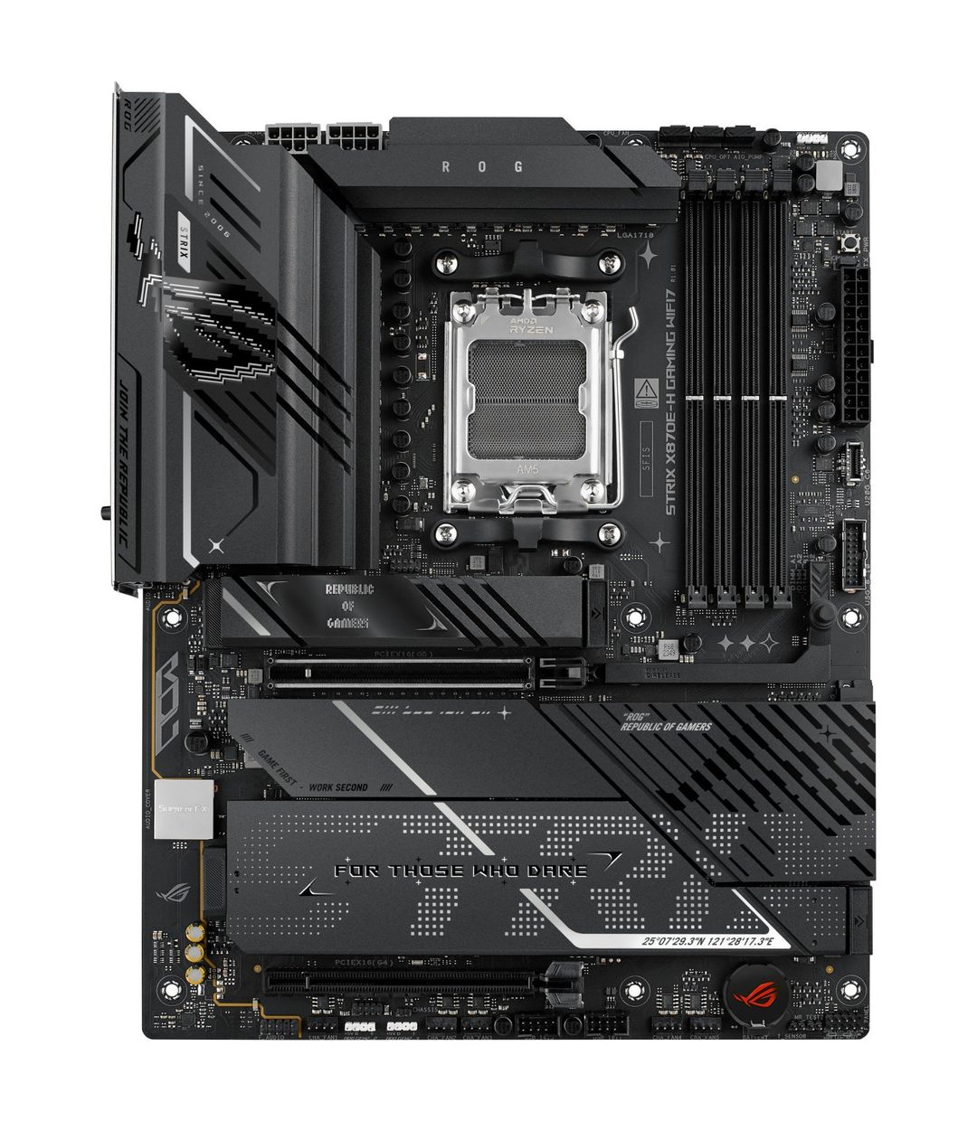 ASUS ROG STRIX X870E-H GAMING WIFI7 AMD X870E Socket AM5 ATX - Image 1