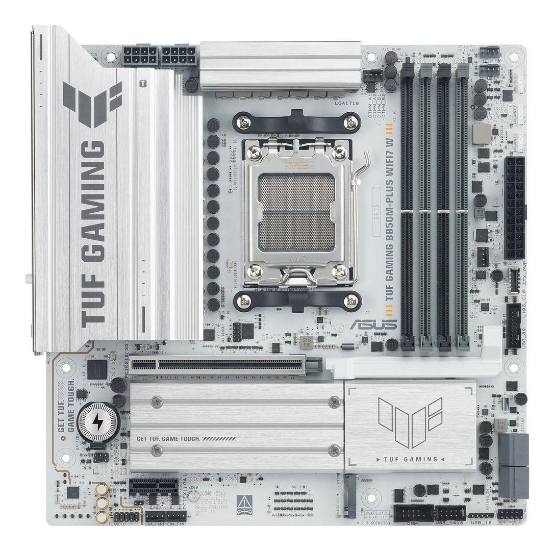 ASUS TUF GAMING B850M-PLUS WIFI7 W AMD B850 Socket AM5 micro ATX - Image 1