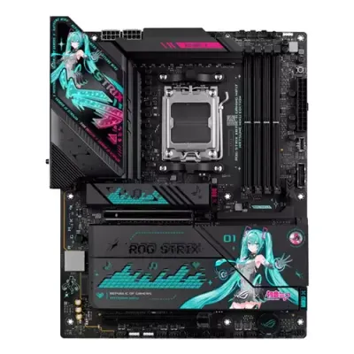ASUS ROG STRIX X870E-H GAMING WIFI7 HATSUNE MIKU EDITION AMD X870E Socket AM5 ATX - Thumbnail 2