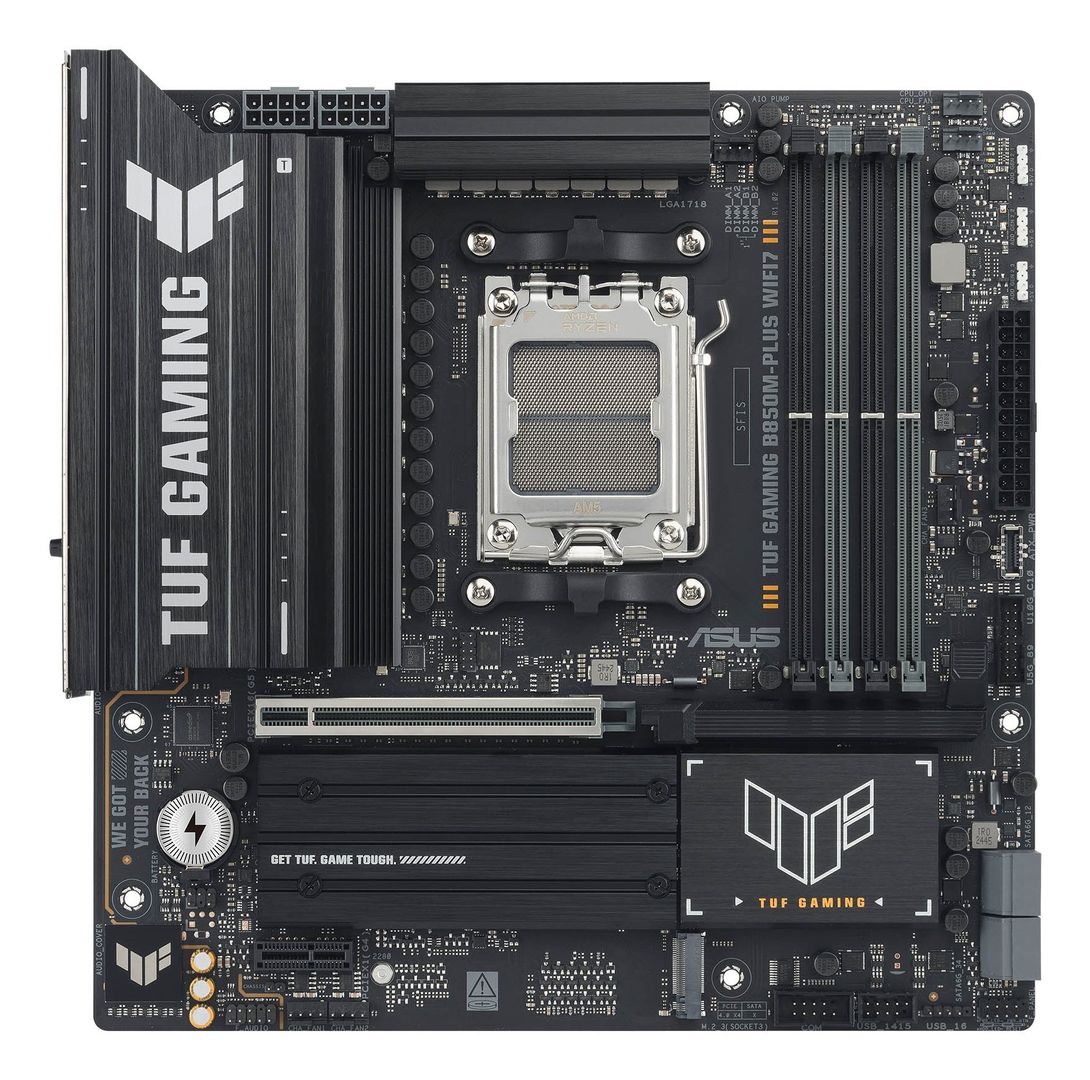 ASUS TUF GAMING B850M-PLUS WIFI7 AMD B850 Socket AM5 micro ATX - Image 1