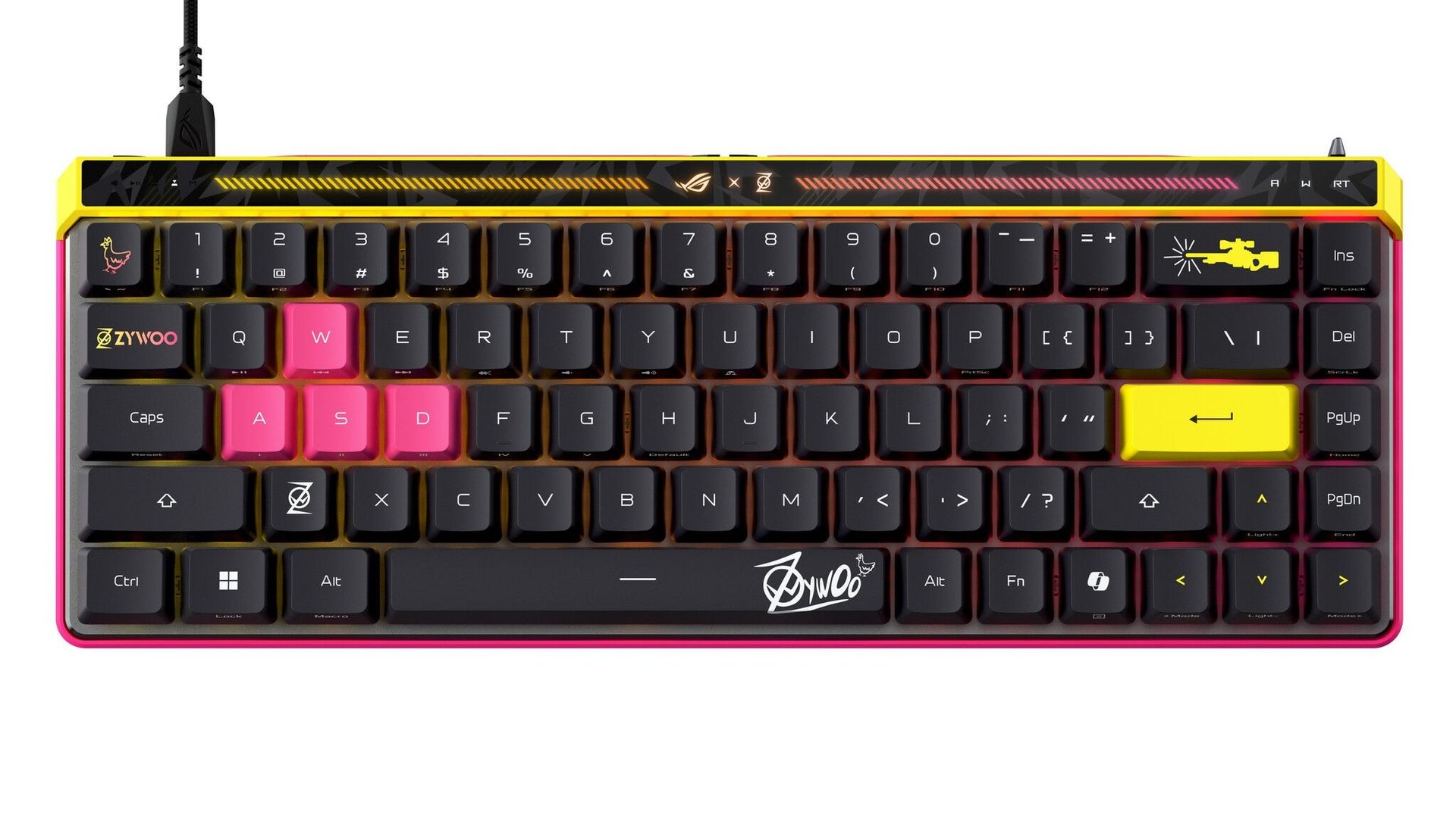ASUS ROG Falchion Ace HFX ZywOo Edition keyboard Gaming USB QWERTY US - Image 1