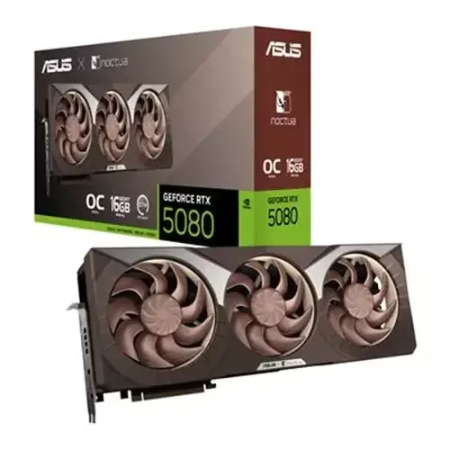 ASUS RTX5080-O16G-NOCTUA NVIDIA GeForce RTX 5080 16 GB GDDR7 - Image 1