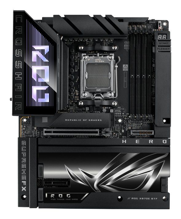 ASUS ROG CROSSHAIR X870E HERO BTF AMD X870E Socket AM5 ATX - Image 1