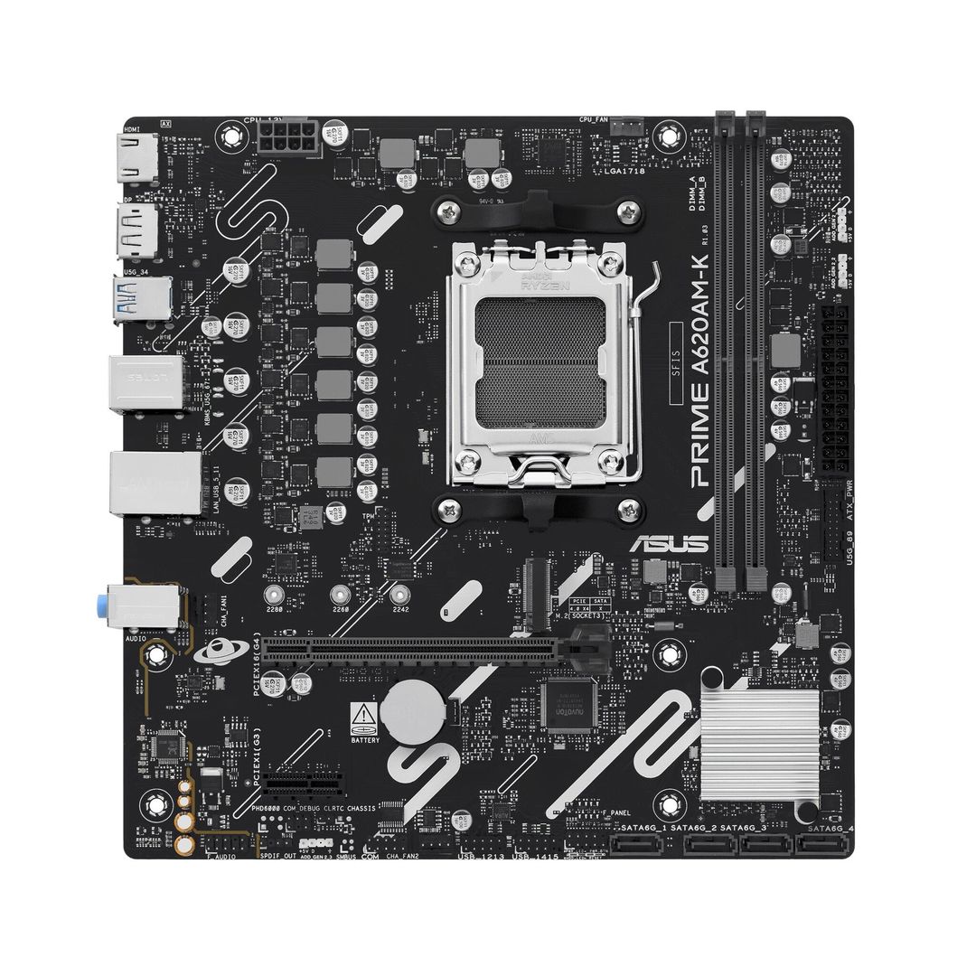 ASUS PRIME A620AM-K AMD A620A Socket AM5 micro ATX - Image 1