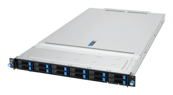 ASUS RS700A-E13-RS12U LGA 6096P Rack (1U) Black, Silver
