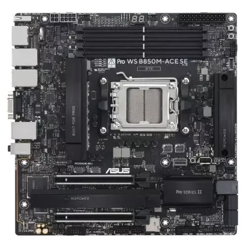 ASUS PRO WS B850M-ACE SE Socket AM5 MATX Motherboard - Image 1