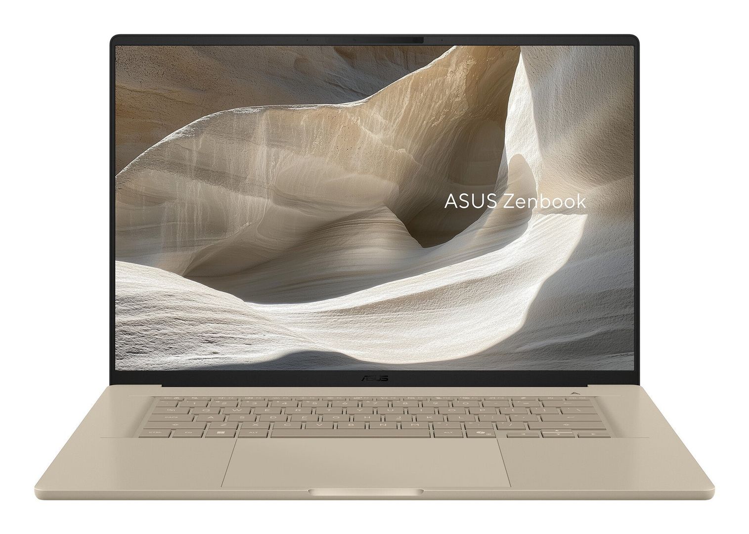 ASUS Zenbook A16 16" Laptop, Copilot PC Snapdragon X2, 1 TB SSD, Beige, Cream - Image 1