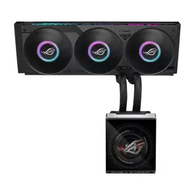 ASUS ROG Strix SLC IV 360 ARGB LCD Processor All-in-one liquid cooler 12 cm Black 1 pc(s)