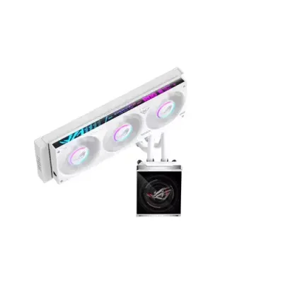 ASUS ROG STRIX SLC IV 360 ARGB LCD WHT Processor All-in-one liquid cooler 12 cm White 1 pc(s) - Thumbnail 2