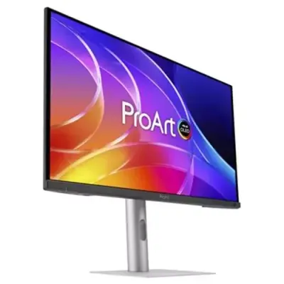ASUS ProArt OLED PA279CDV computer monitor 67.3 cm (26.5") 3840 x 2160 pixels 4K Ultra HD QD-OLED Black Silver