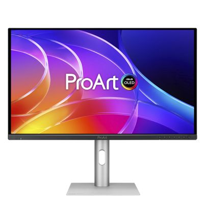 ASUS ProArt OLED PA279CDV computer monitor 67.3 cm (26.5") 3840 x 2160 pixels 4K Ultra HD QD-OLED Black Silver - Thumbnail 3