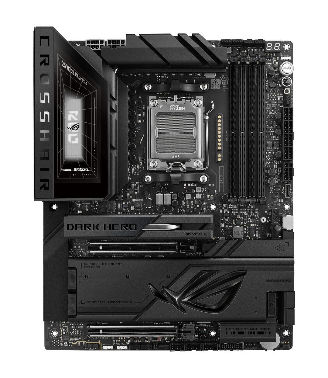 ASUS ROG CROSSHAIR X870E DARK HERO Motherboard - Image 1