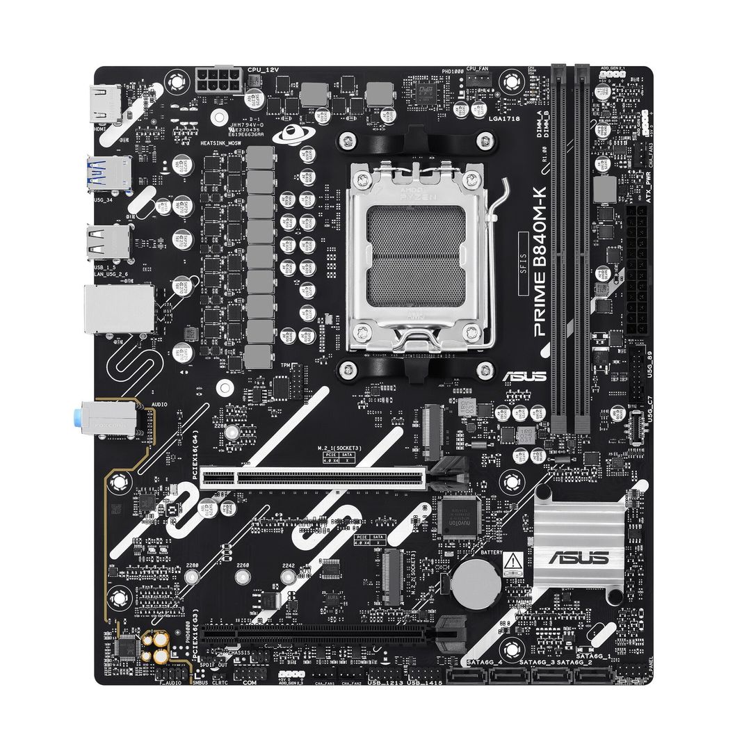 ASUS PRIME B840M-K AMD B840 Socket AM5 micro ATX - Image 1